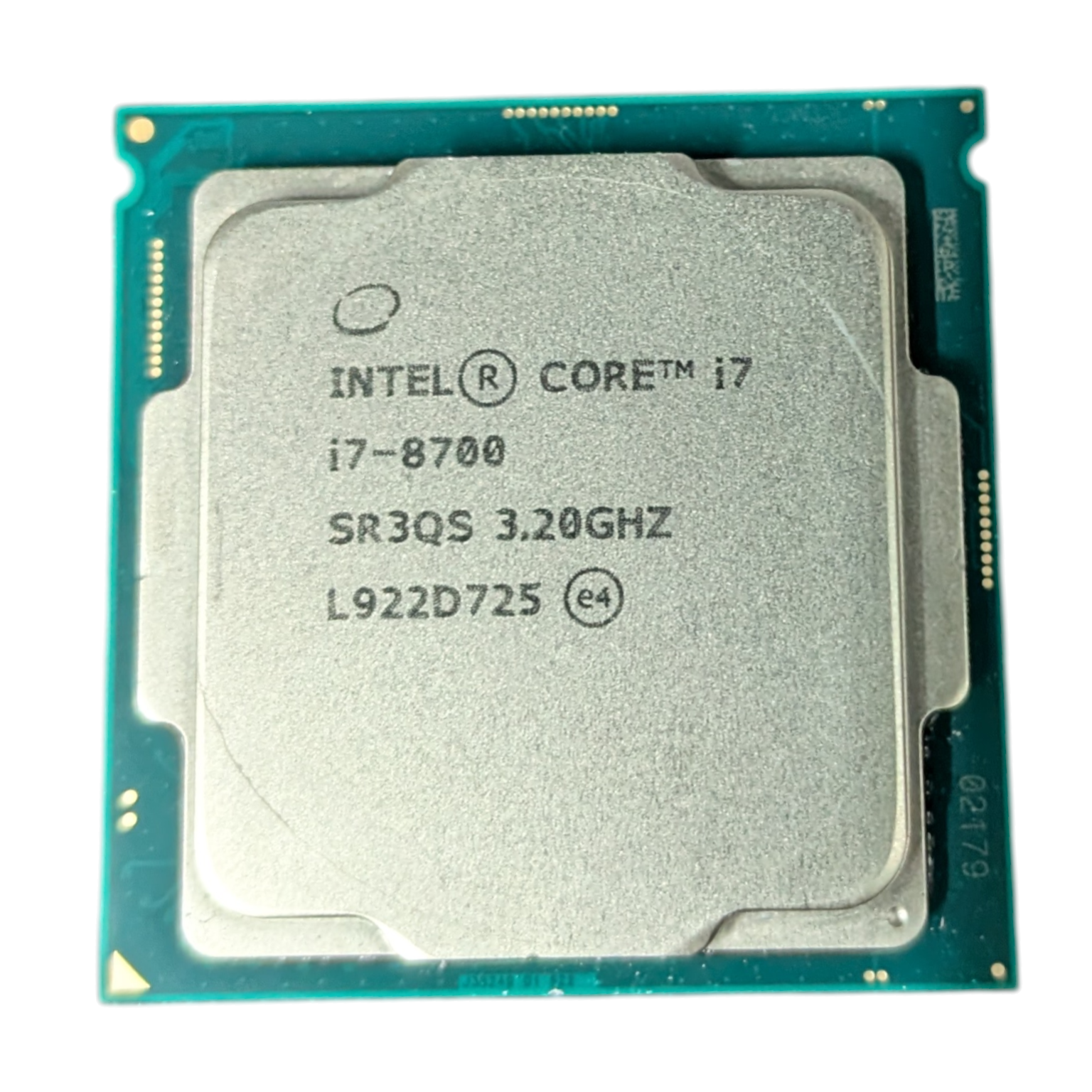 Core Intel i7-8700 LGA1151 3.20GHz Processor CPU 0 - GHz 3.2GHz 6